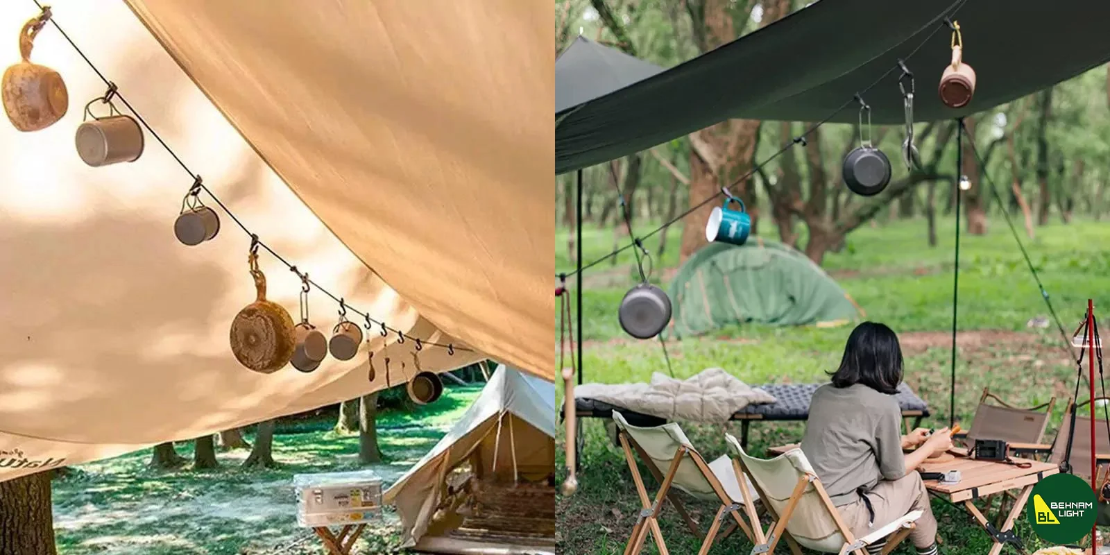 طناب آویز سایبان نیچرهایک مدل NH19PJ040