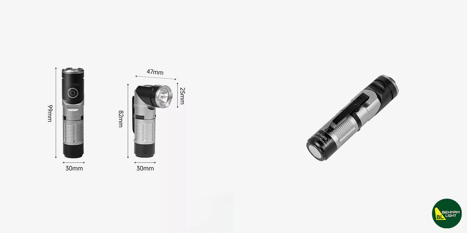 چراغ قوه مینی نیچرهایک مدل CNK2450ZM013