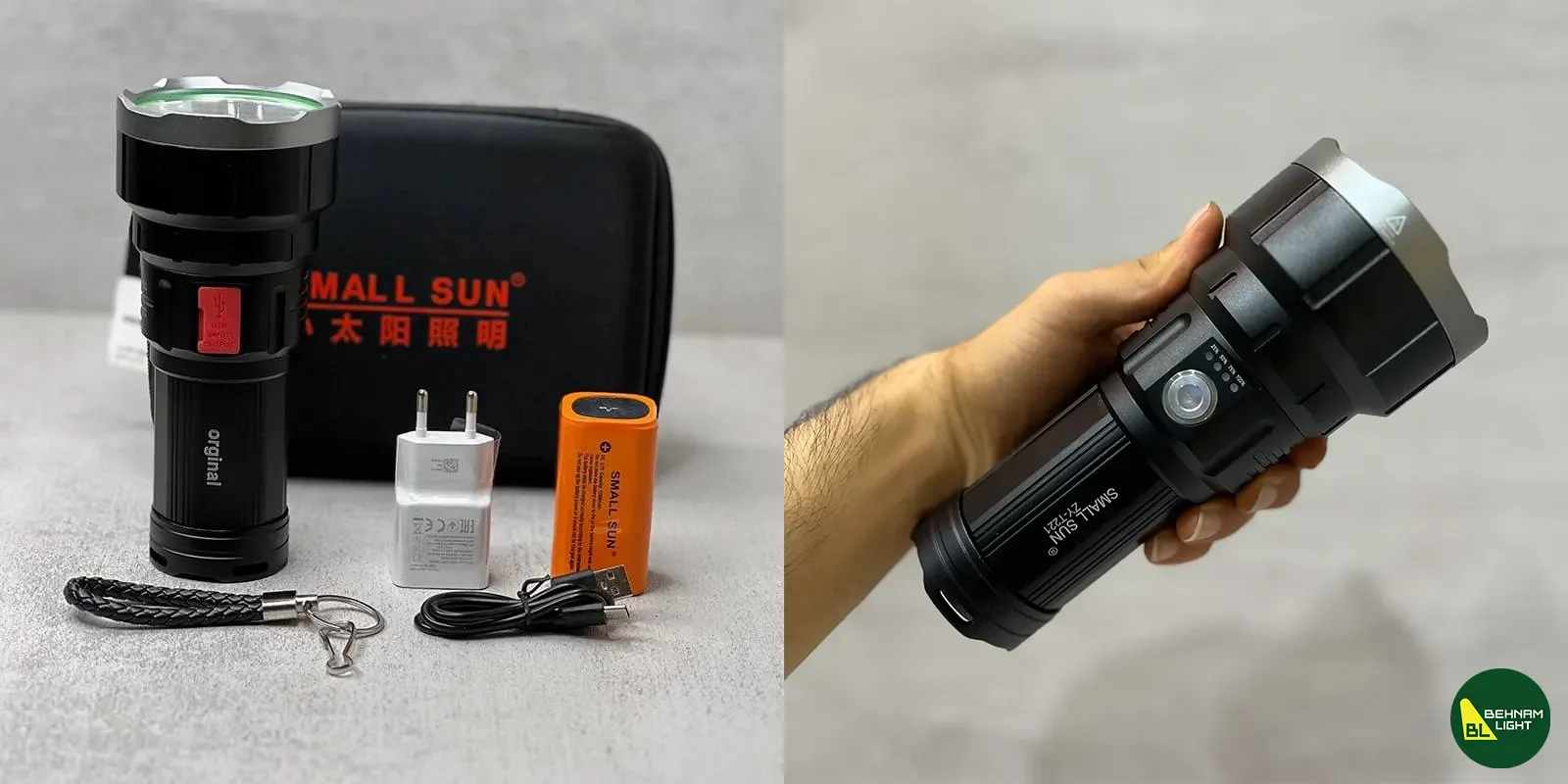 چراغ قوه پلیسی دستی اسمال سان مدل ZY-T221