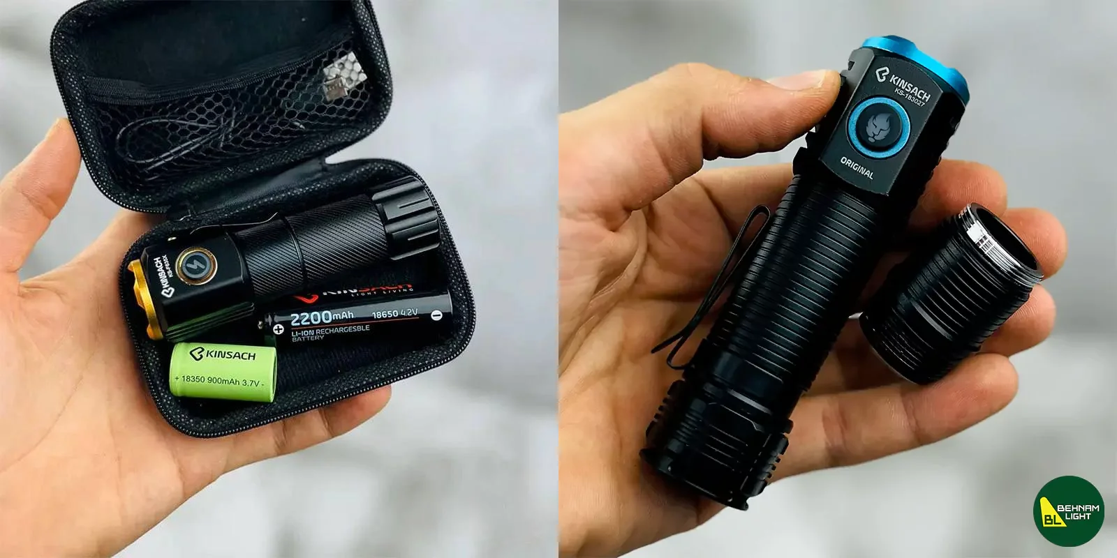 چراغ قوه جیبی کینساچ مدل KS-183027-2