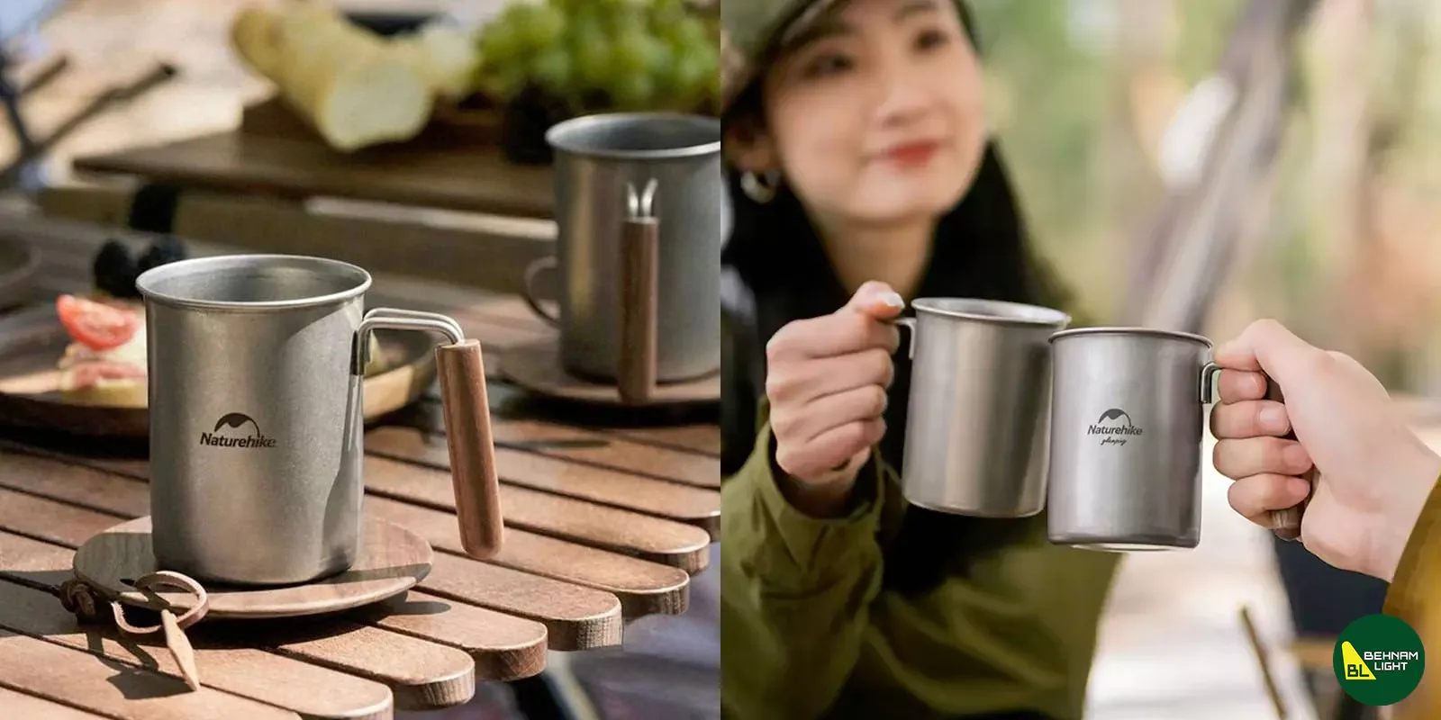 لیوان استیل نیچرهایک مدل NH21SJ001