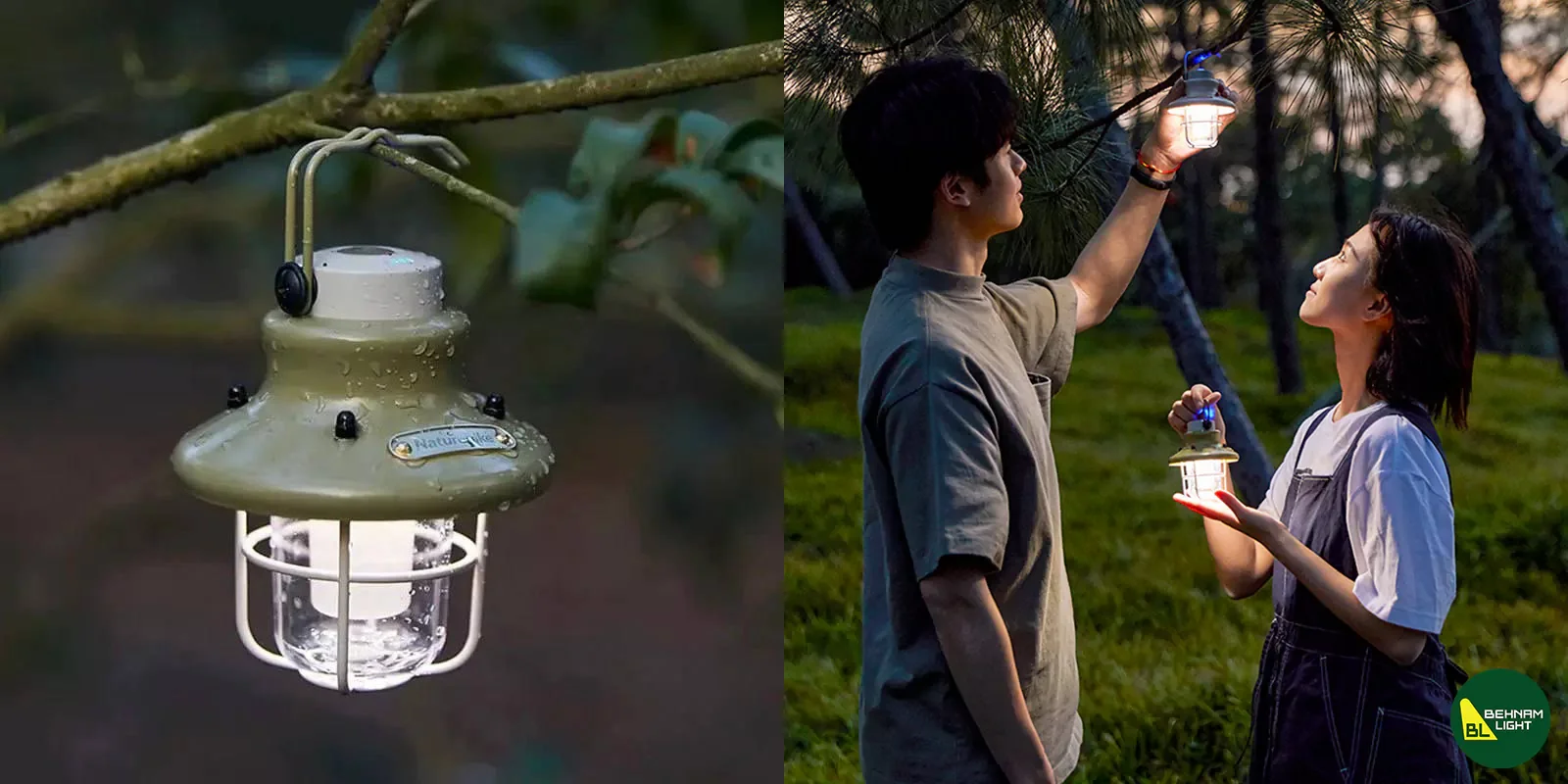 چراغ فانوس شارژی نیچرهایک مدل CNH22DQ029