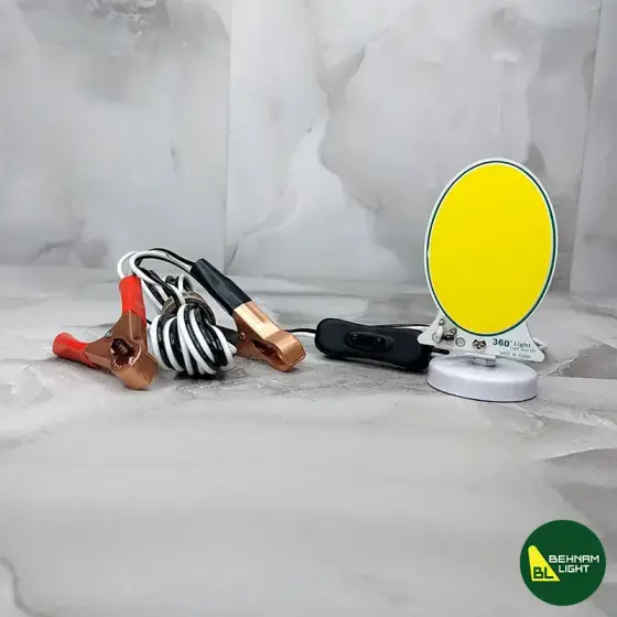 چراغ کمپی سیار ماشینی 360 لایت مدل TM-24 COB