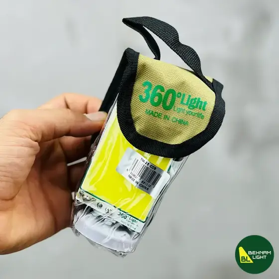 چراغ کمپی سیار ماشینی 360 لایت مدل TM-25 COB