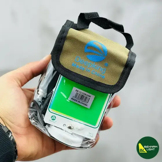 چراغ کمپی سیار ماشینی دیپ کینگ مدل DK‑12 COB 20W