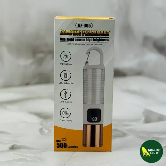 چراغ قوه فانوس دار کمپینگ اسمال سان مدل ZY-NF005