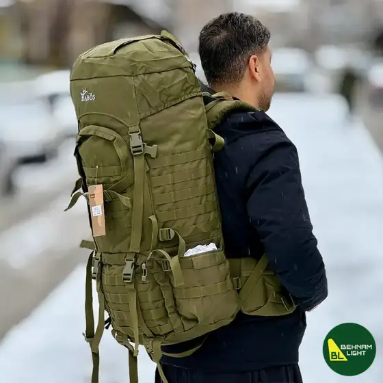 کوله پشتی تاکتیکال 80 لیتری بابوس مدل F615