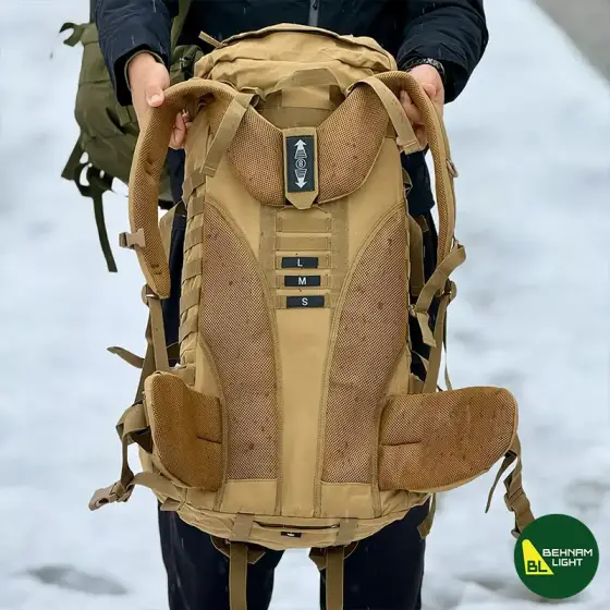 کوله پشتی تاکتیکال 80 لیتری بابوس مدل F615