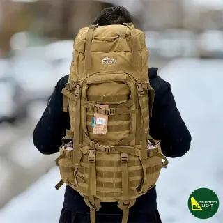 کوله پشتی تاکتیکال 80 لیتری بابوس مدل F615