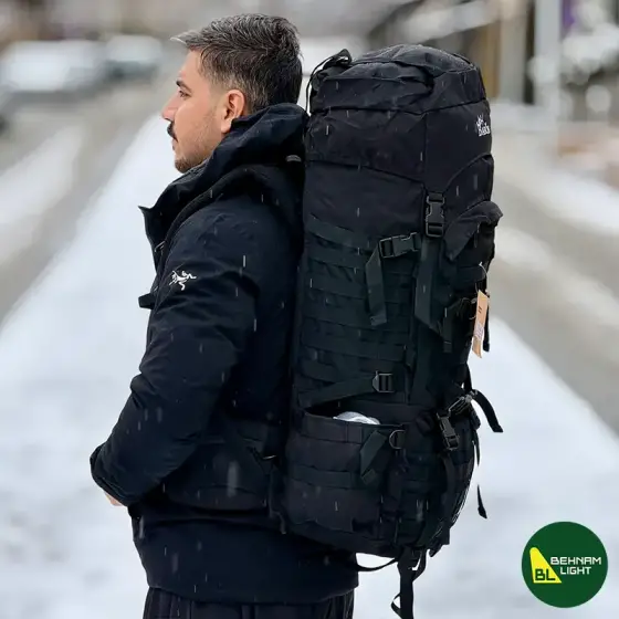 کوله پشتی تاکتیکال 80 لیتری بابوس مدل F615