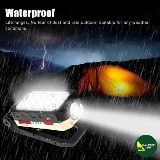 چراغ کمپینگ شارژی اسمال سان مدل W599B