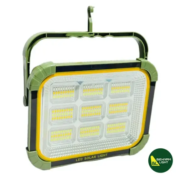 چراغ پروژکتور شارژی خورشیدی زینگارو مدل KK-428