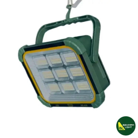 چراغ پروژکتور شارژی خورشیدی زینگارو مدل KK-428