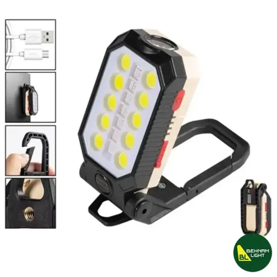 چراغ کمپینگ شارژی اسمال سان مدل W599A