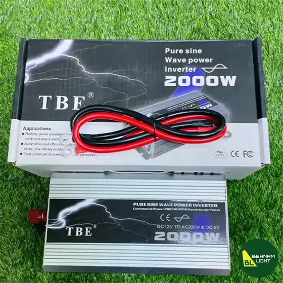 اینورتر، مبدل برق خودرو 12 ولت 2000 وات TBE به برق شهر 220 ولت