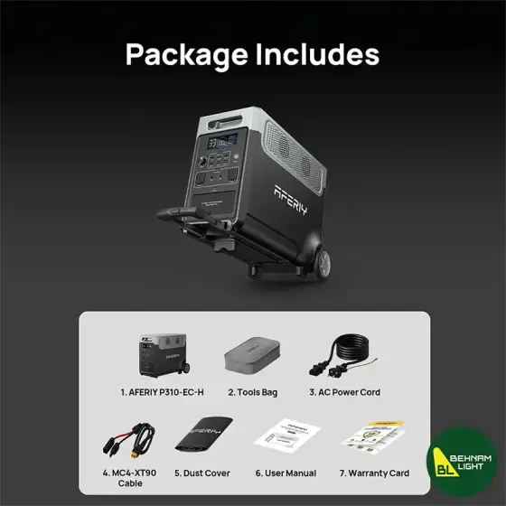 پاور استیشن 3600 وات قابل حمل افیری مدل P310