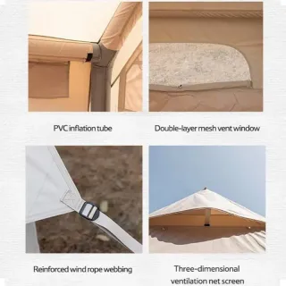 چادر GLAMPING بادی GEM برند نیچرهایک مدل NH20ZP009