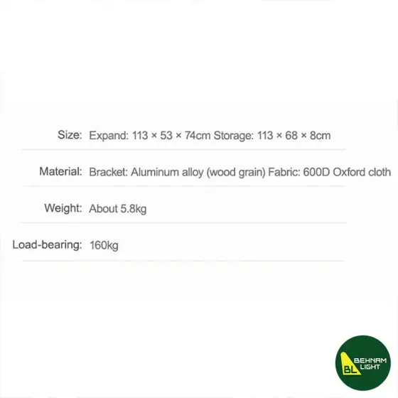 صندلی کمپینگ تاشو دو نفره نیچرهایک مدل NH20JJ002