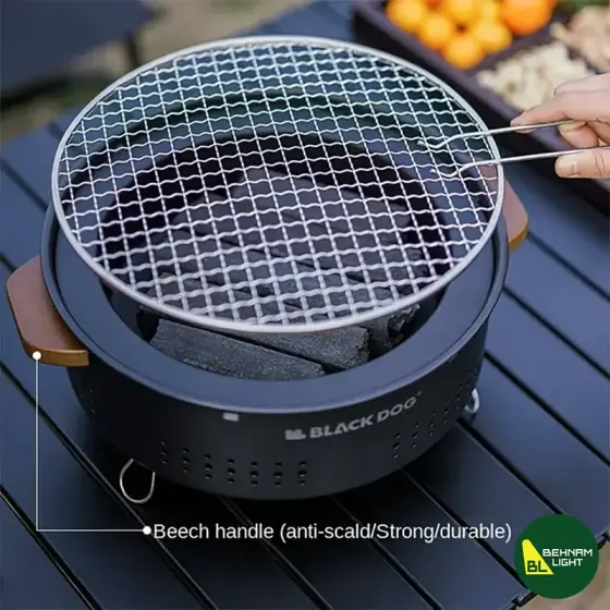 باربیکیو گرد زغالی رومیزی بلک داگ مدل CBD2450CF010