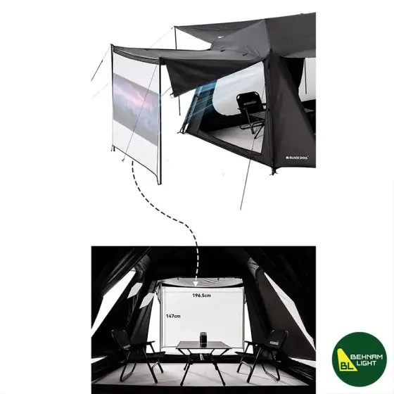 چادر اتوماتیک 5-8 نفره کابین گنبدی بلک‌ داگ مدل CBD2300ZP012
