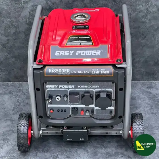 موتور برق 6.5 کیلووات سه گانه سوز ایزی پاور مدل Ki8500ER