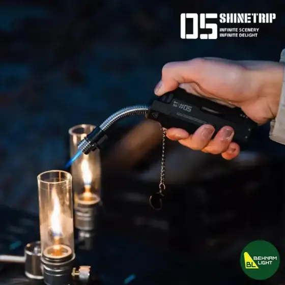 فندک تورچ تلسکوپی شاین تریپ سری ST-05 دارک استار
