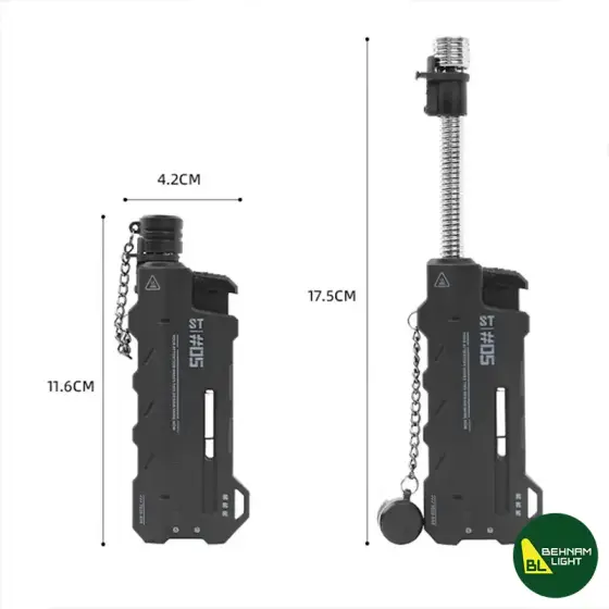 فندک تورچ تلسکوپی شاین تریپ سری ST-05 دارک استار