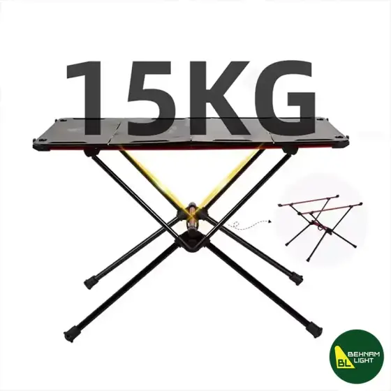 میز شیشه ای تاشو کمپینگ ماونتین هایکر مدل SZK728