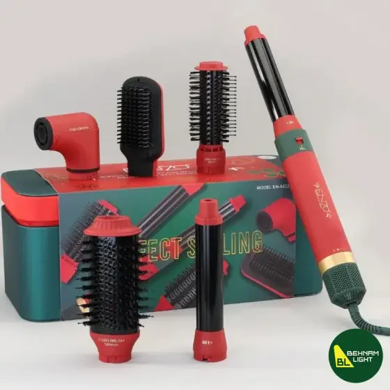 ست حالت‌دهنده و سشوار چندکاره مو انزو مدل EN-6222