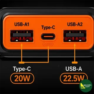 پاوربانک 50000 میلی آمپر 22.5 وات موکسوم مدل MX-PB204