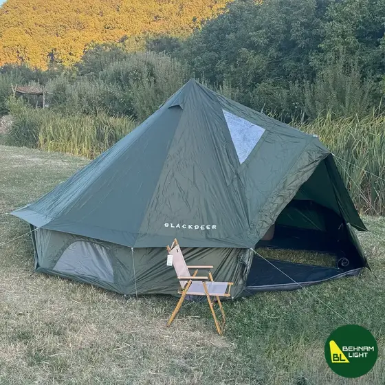 چادر سرخ پوستی 20 نفره طبیعت گردی بلک دیر