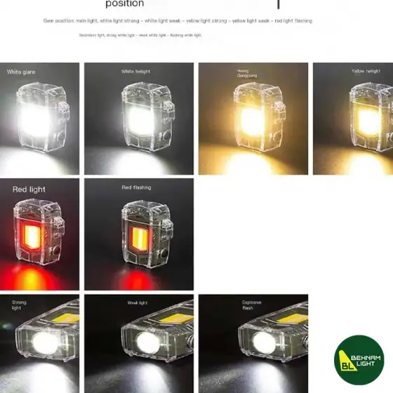 فندک پلاسمایی چراغ قوه دار مدل D48-2