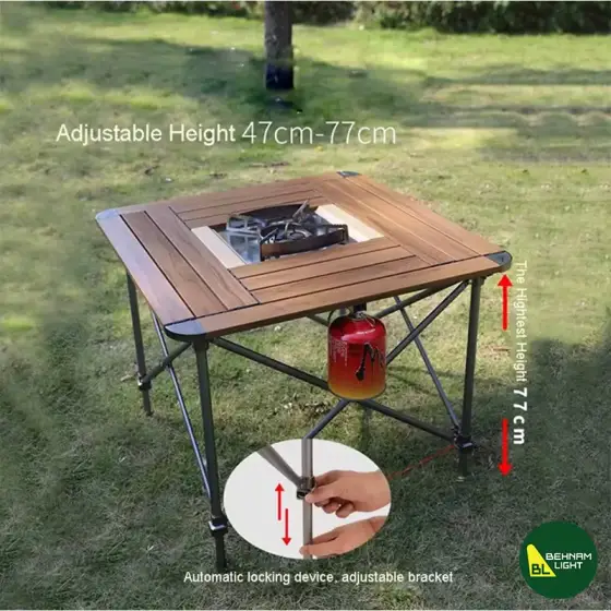 میز الومینیومی مدل BRS-Z31B