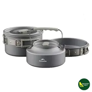 ست قابلمه سه تکه نیچرهایک Naturehike مدل CNK2450CF010