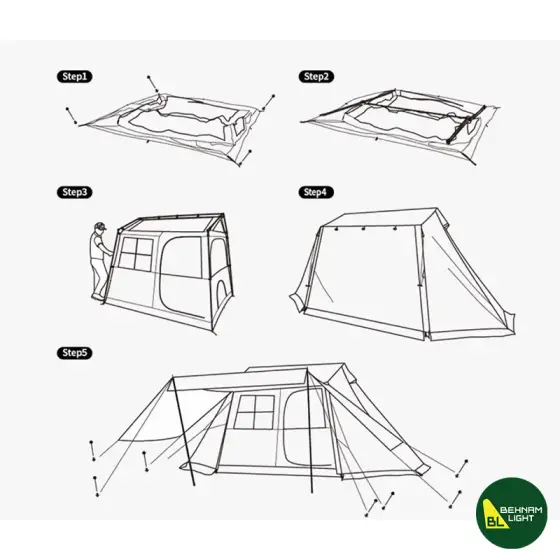چادر اتوماتیک نیچرهایک Naturehike مدل جدید NH21ZP009-2
