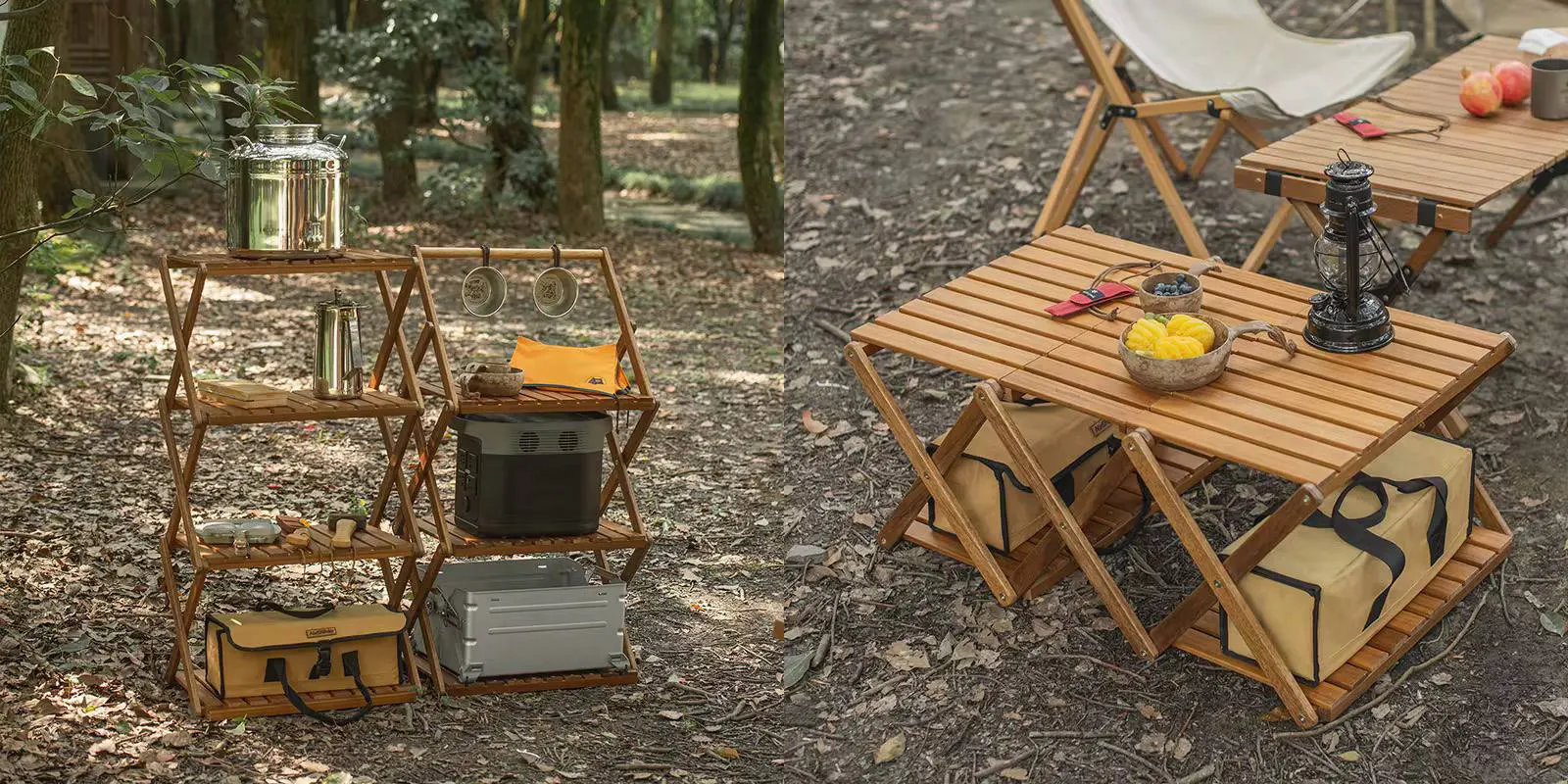 قفسه سه‌طبقه تاشو نیچرهایک مدل NH20JJ016