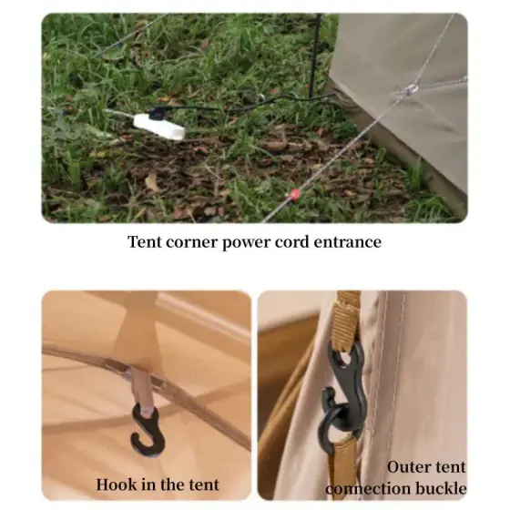 چادر شش ضلعی نیچرهایک مدل Yurt-style ZY-X728