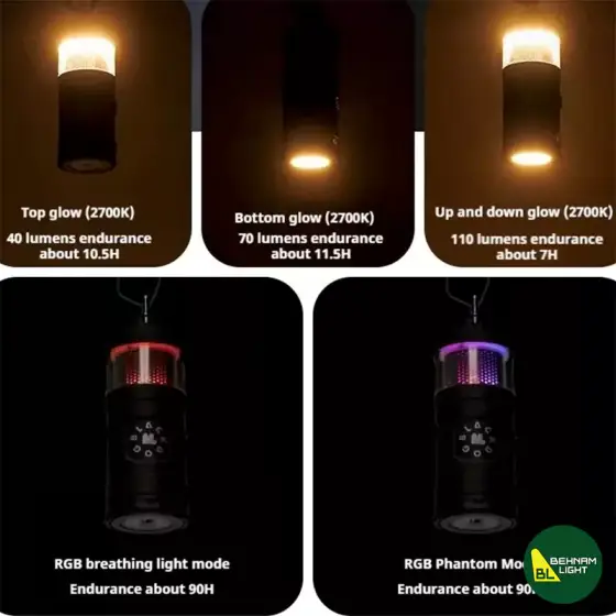چراغ ماژولار چندکاره بلک داگ CBD2450ZM020
