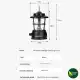 چراغ رترو مینی بلک داگ مدل CBD2450ZM021
