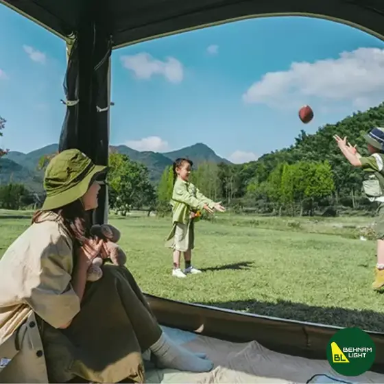 چادر اتوماتیک سایبان دار 3 نفره نیچرهایک مدل CNK2550WS010