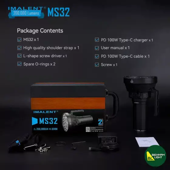 چراغ قوه ایمالنت مدل MS32