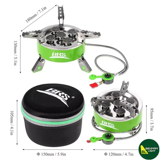 سرشعله پنج شعله بی آر اس BRS مدل BRS-73