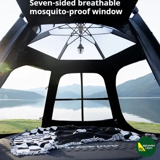 چادر اتوماتیک شش‌ ضلعی بلک‌ داگ مدل CBD2450WS040