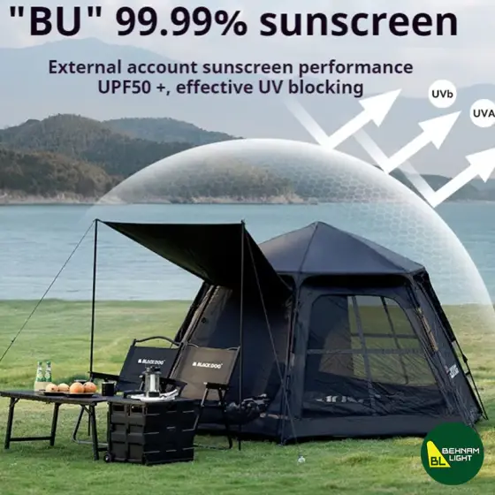 چادر اتوماتیک شش‌ ضلعی بلک‌ داگ مدل CBD2450WS040