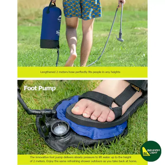 دوش سفری نیچرهایک PW1027 مدل NH17L101-D