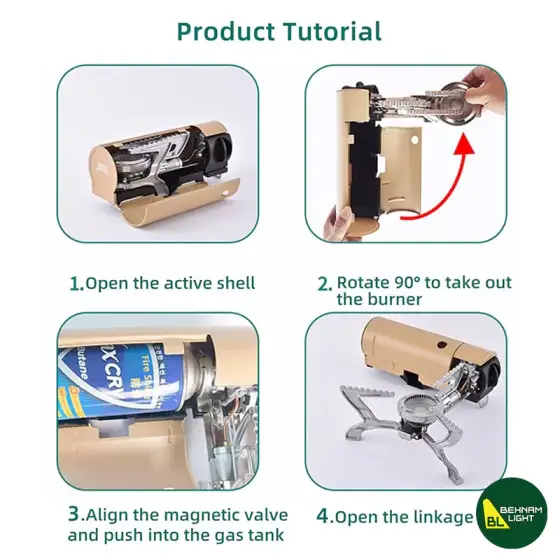 اجاق تاشو بی آر اس BRS مدل BRS-99