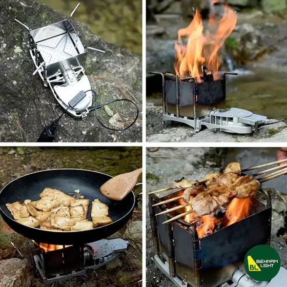 اجاق گاز هیزمی بی آر اس BRS مدل BRS-116