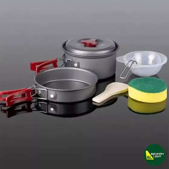 ست قابلمه مسافرتی 1 تا 2 نفره بی آر اس BRS مدل BRS-151