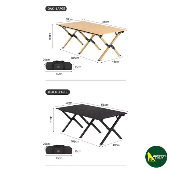 میز تاشو نیچرهایک مدل CNK2300JU010