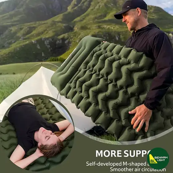 زیرانداز بادی یک نفره نیچرهایک مدل FC01